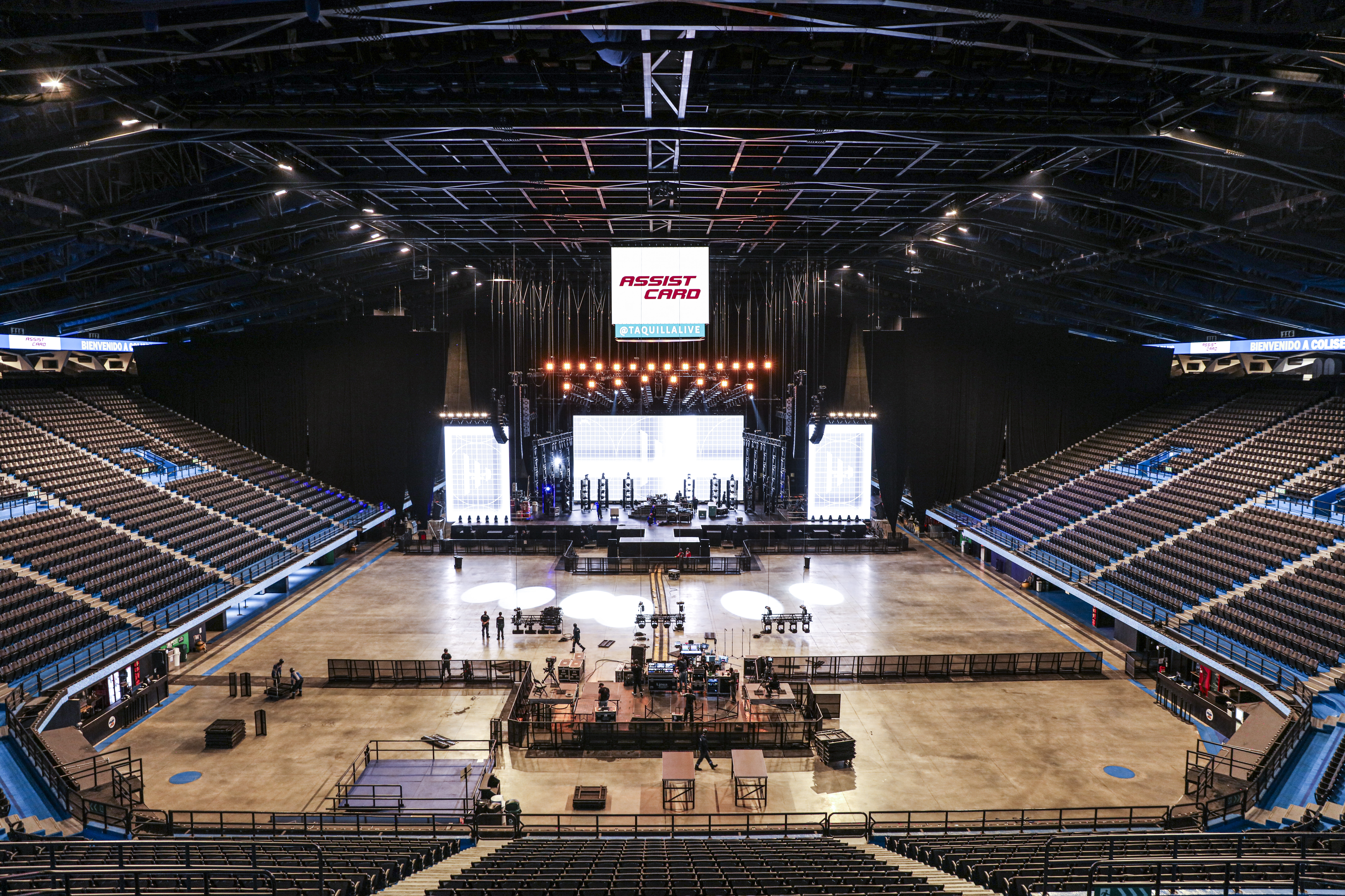 Coliseo Med Plus Montaje Monsters of Rock