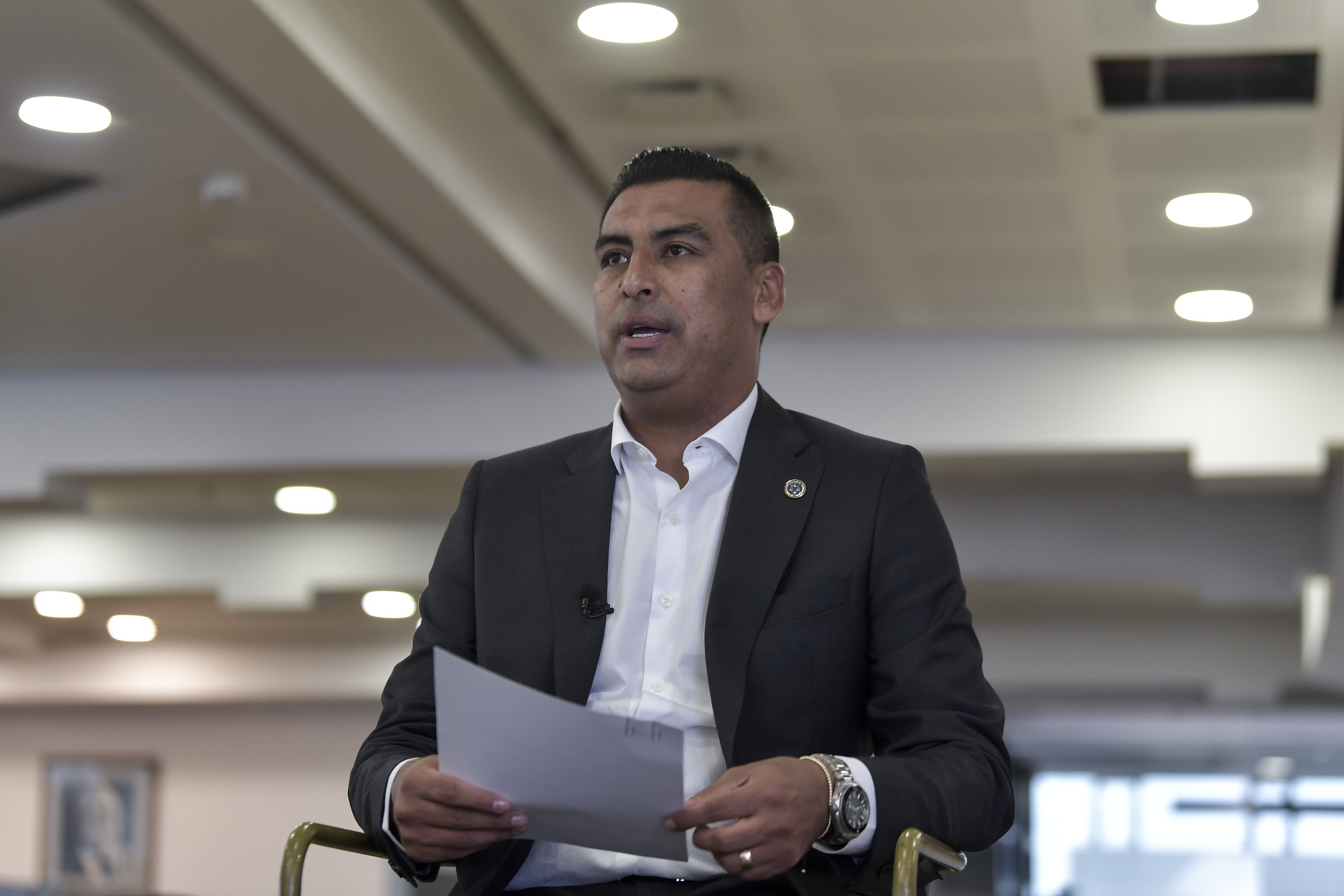 Coronel Daniel Gutiérrez, director encargado del INPEC, quien en septiembre próximo cumplirá dos años a cargos de la institución.