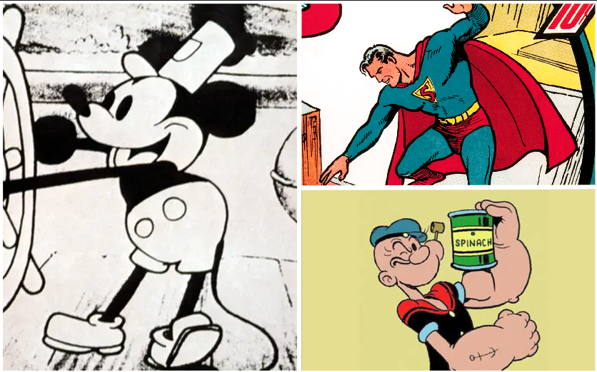 Estos personajes también serán liberados de derechos de autor próximamente