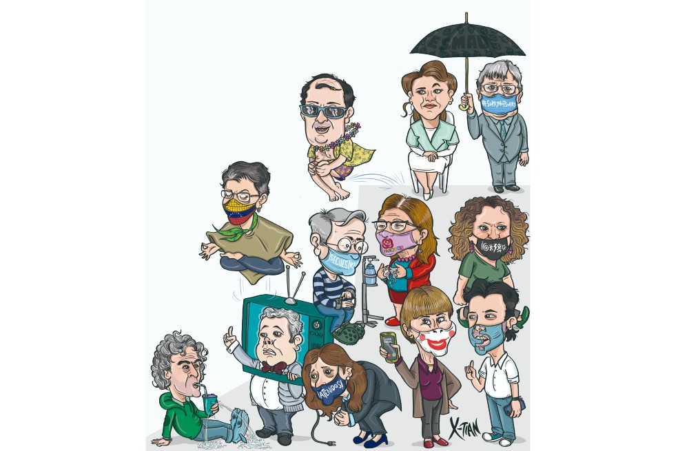 En imágenes: caricaturas de un país en pandemia