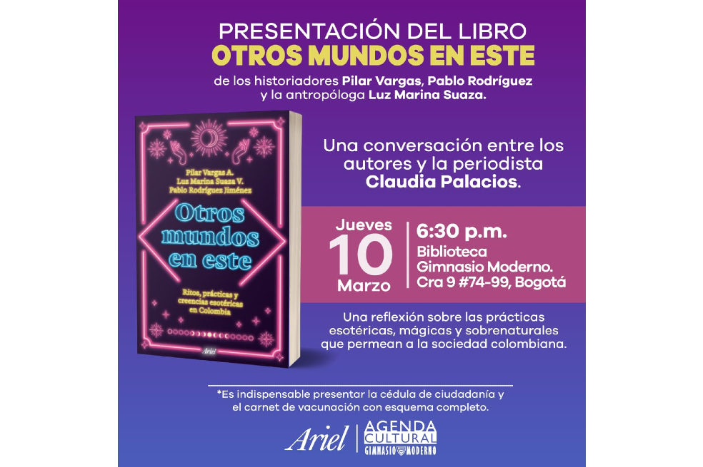 Lanzamiento del libro que explora las prácticas mágicas ‘Otros mundos en este’