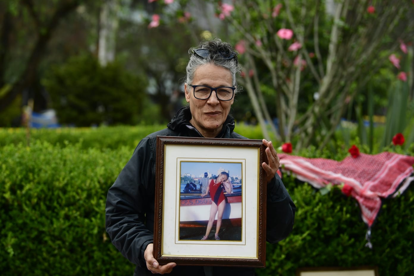 En el Jardín de la Siempreviva, en la carrera 1 con calle 19ª se realizó un homenaje a Sandra Catalina Vásquez, la niña de nueve años, que fue asesinada en una estación de Policía de Bogotá.
