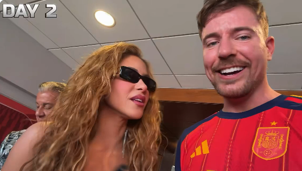 Shakira y MrBeast se conocieron e hicieron una promesa por Colombia ¿De qué se trata?