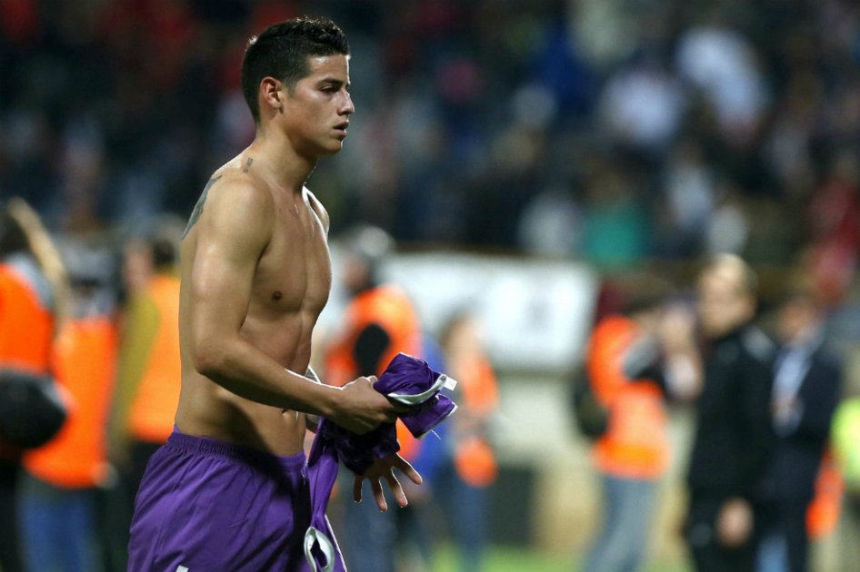 James aportó con sus asistencias en goleada de Real Madrid en la Copa del Rey
