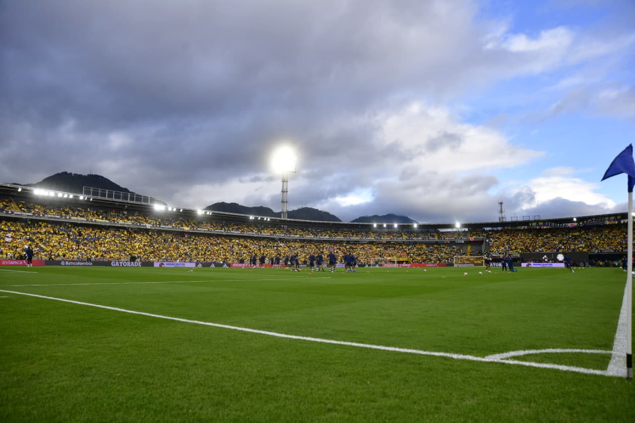 El estadio Nemesio Camacho El Campín de Bogotá durante el partido de despedida de la selección de Colombia antes de la Copa del Mundo 2026.