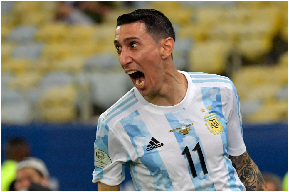 Ángel Di María y sus goles históricos con Argentina