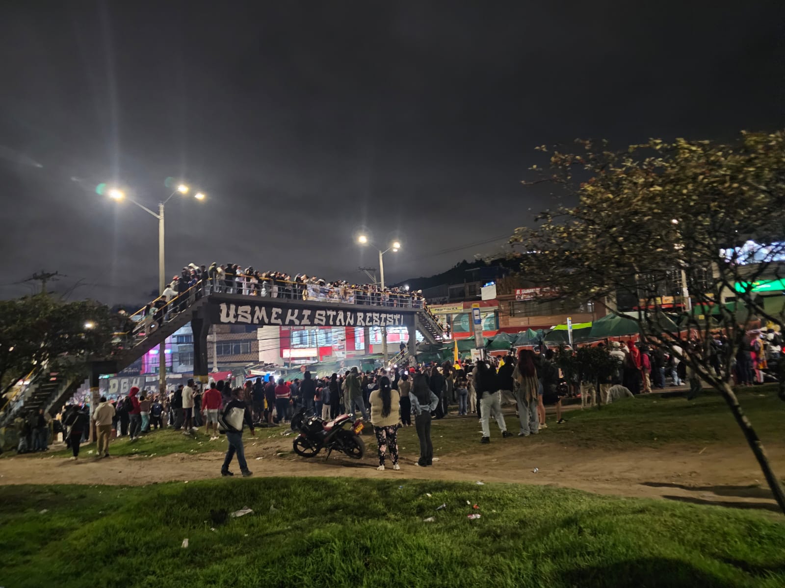 Sigue la atención a varias movilizaciones en Bogotá tras elecciones: TM anuncia cierres