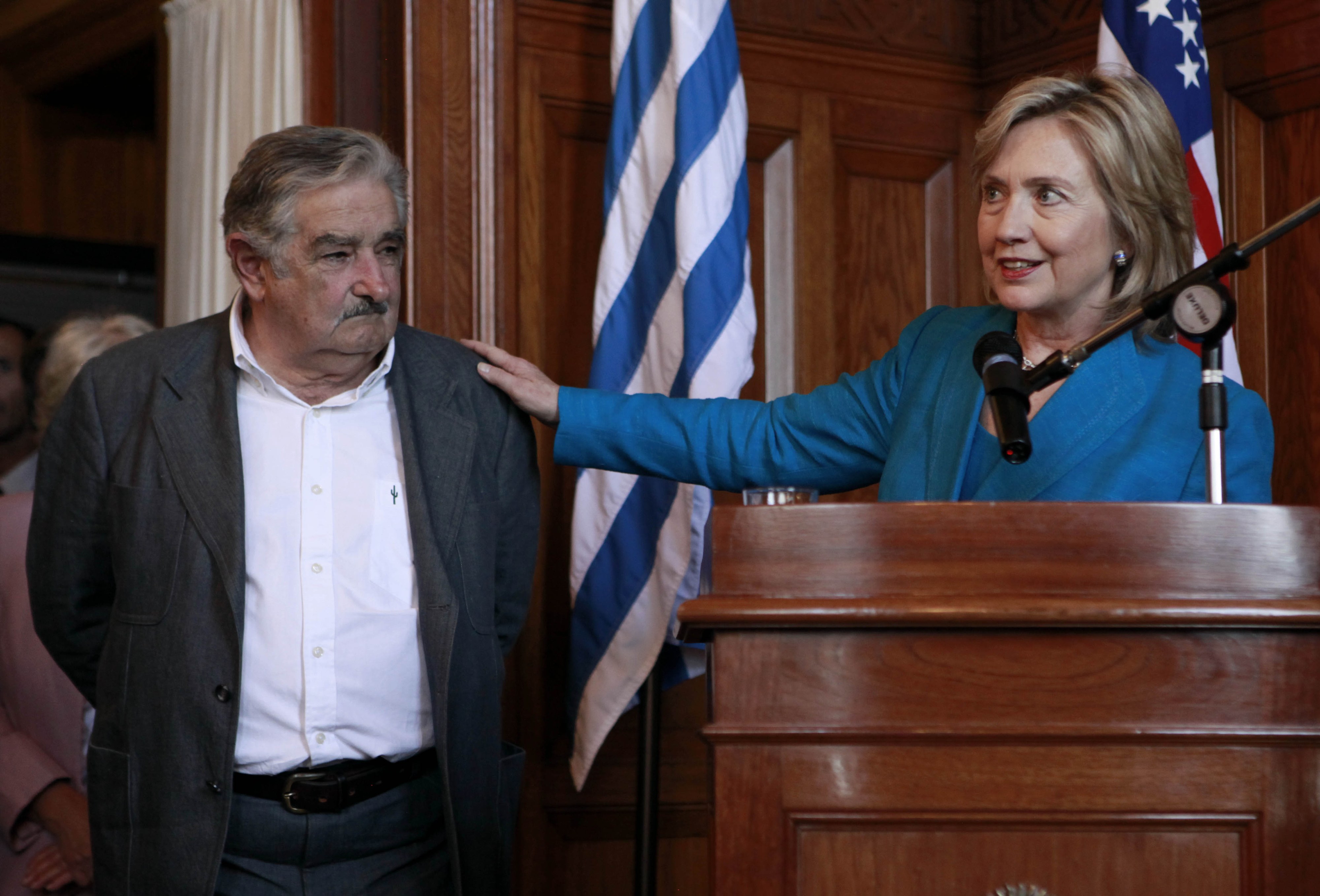 Pepe Mujica con líderes Mundiales