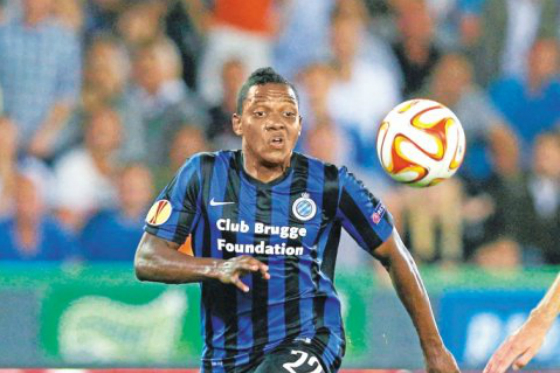 José Heriberto Izquierdo marca y gana Supercopa de Bélgica con el Brujas