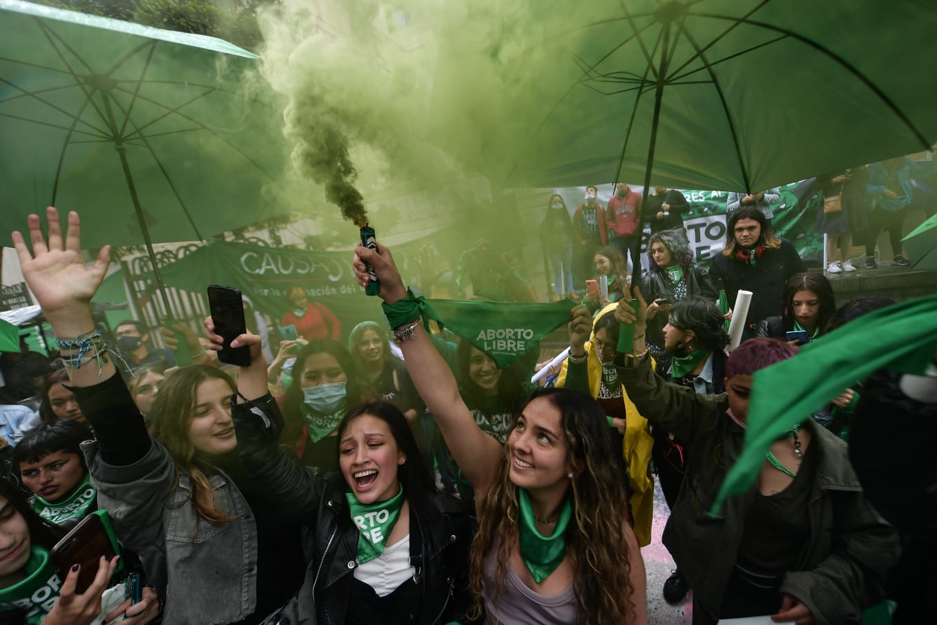 Galería: así se vivió la despenalización del aborto en el Palacio de Justicia