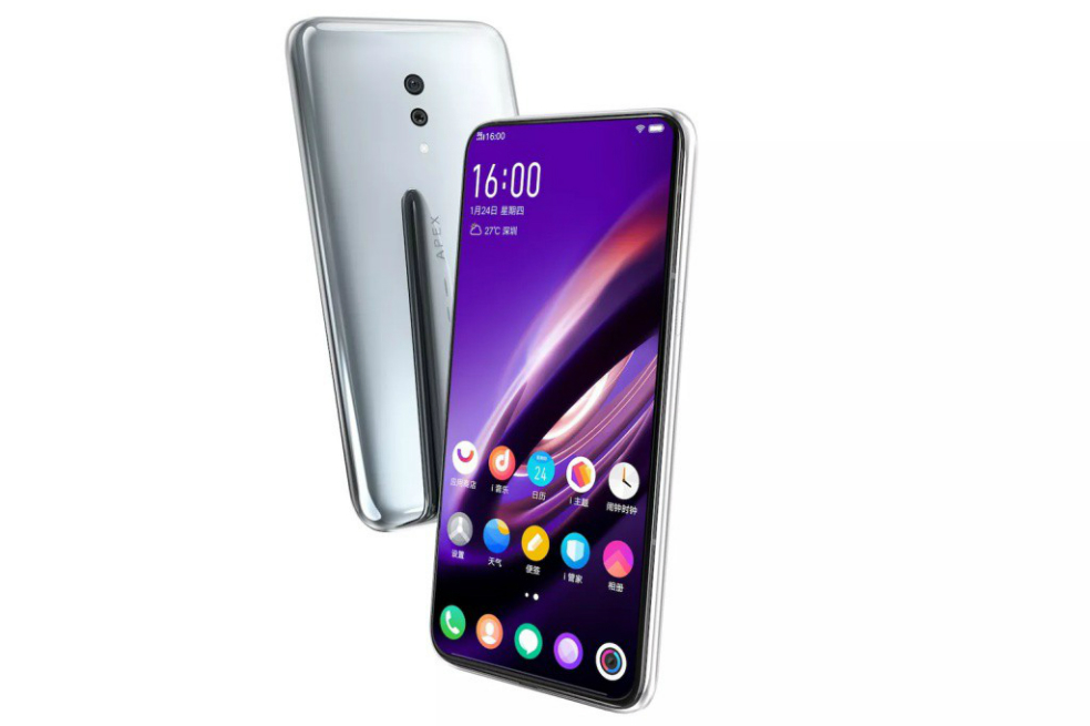 Vivo Apex 2019, el móvil que no tiene botones ni puertos de carga