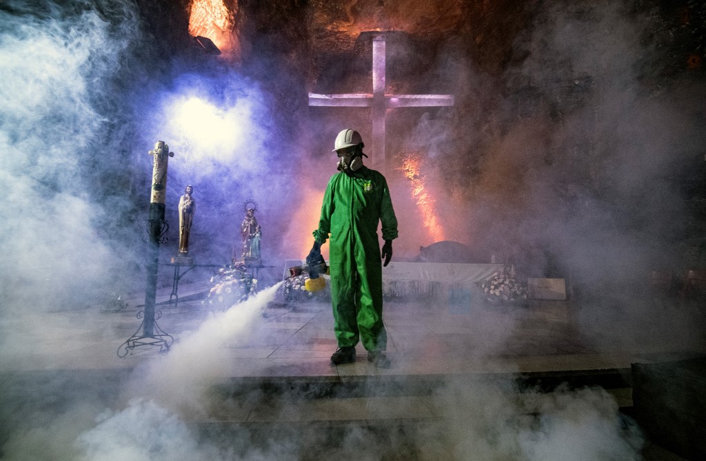 En fotos: preparan la Catedral de Sal de Zipaquirá para una posible reapertura