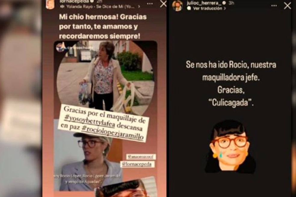 Lorna Cepeda, la recordada ‘Peliteñida’, y otros actores del elenco de ‘Betty, la fea’, expresaron su profunda tristeza en redes sociales.