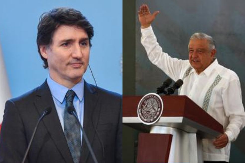 Justin Trudeau y Andrés Manuel López Obrador.