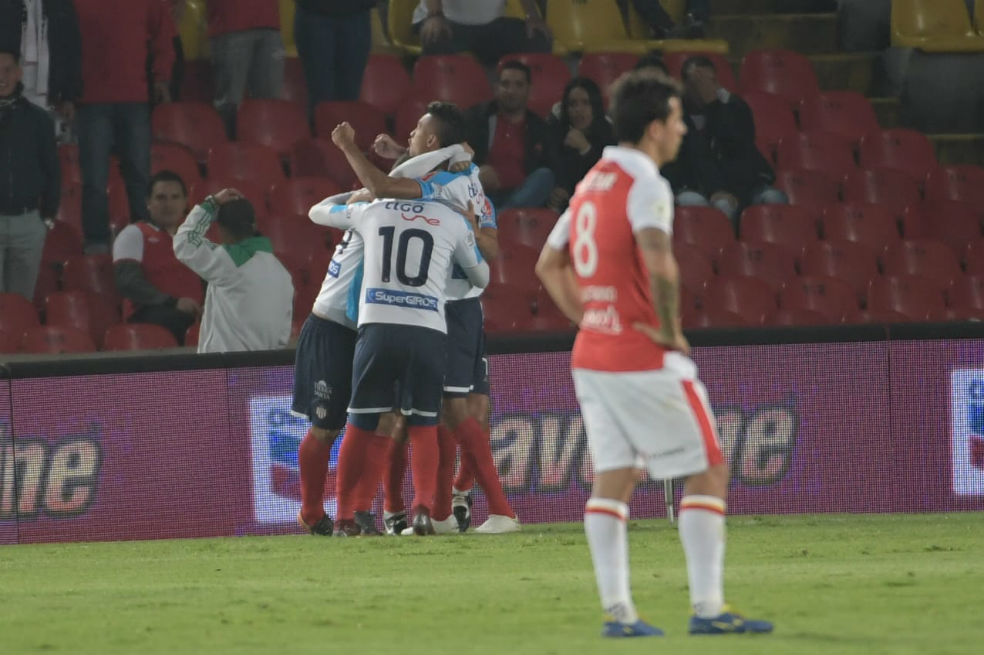 Santa Fe y Júnior igualaron a dos en El Campín