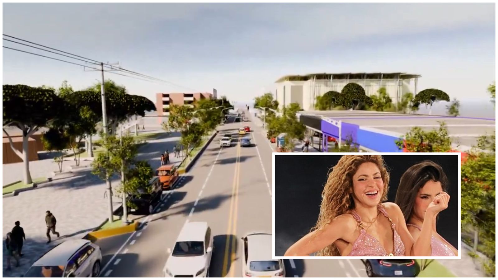Esta es la calle que renovarán en Barranquilla y se llamará Avenida Shakira