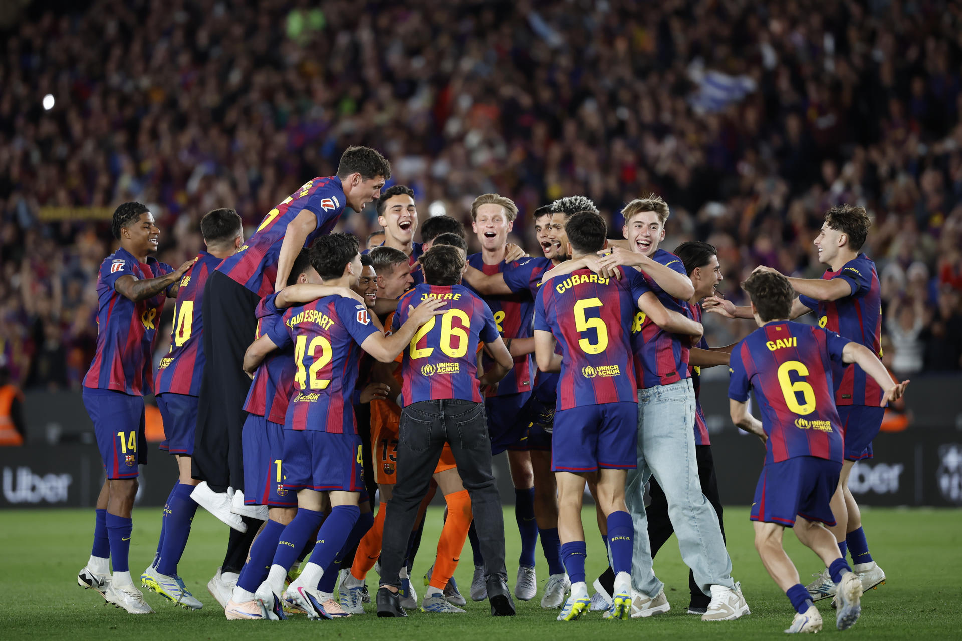 Barcelona derrotó a Real Madrid y se coronó campeón de España: así fueron los goles