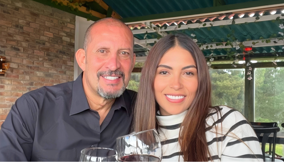 'El Flaco' Solórzano y Lorena Altamirano.