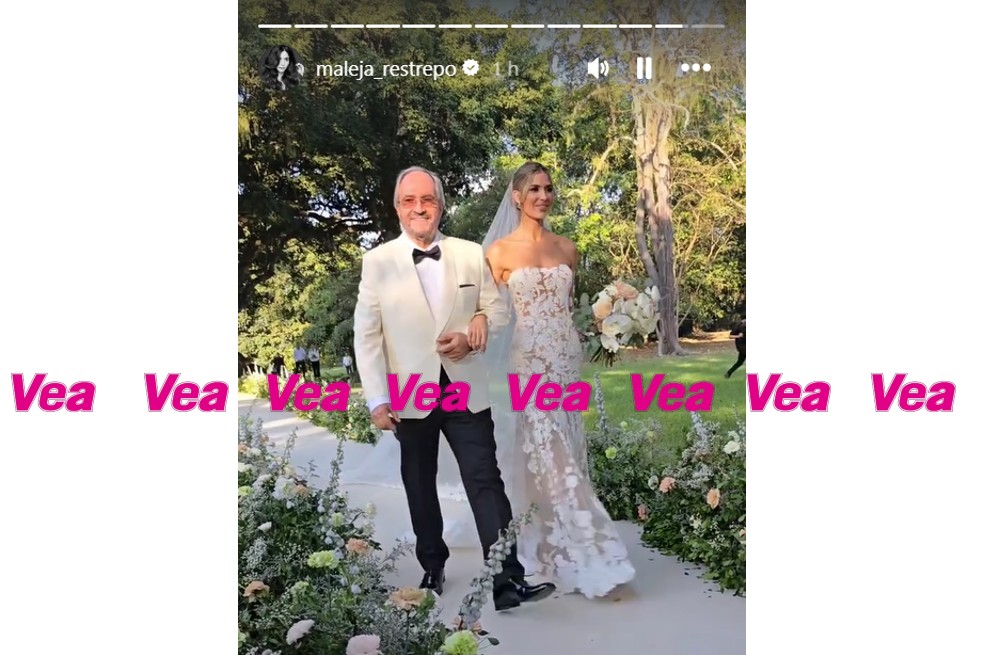 Algunos invitados a la boda han posteado imágenes del lugar de la boda de Gabriela Tafur y Esteban Santos. Así se ve la expresentadora del ‘Desafío The Box’.