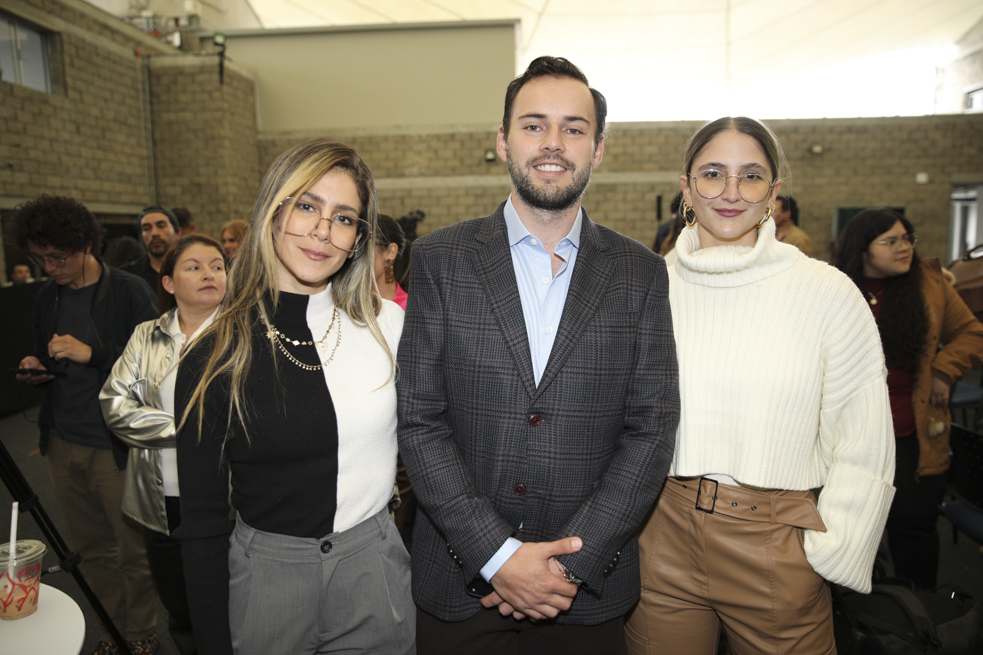María Paula Zapata, Andrés Mejía y María Alejandra Zapata