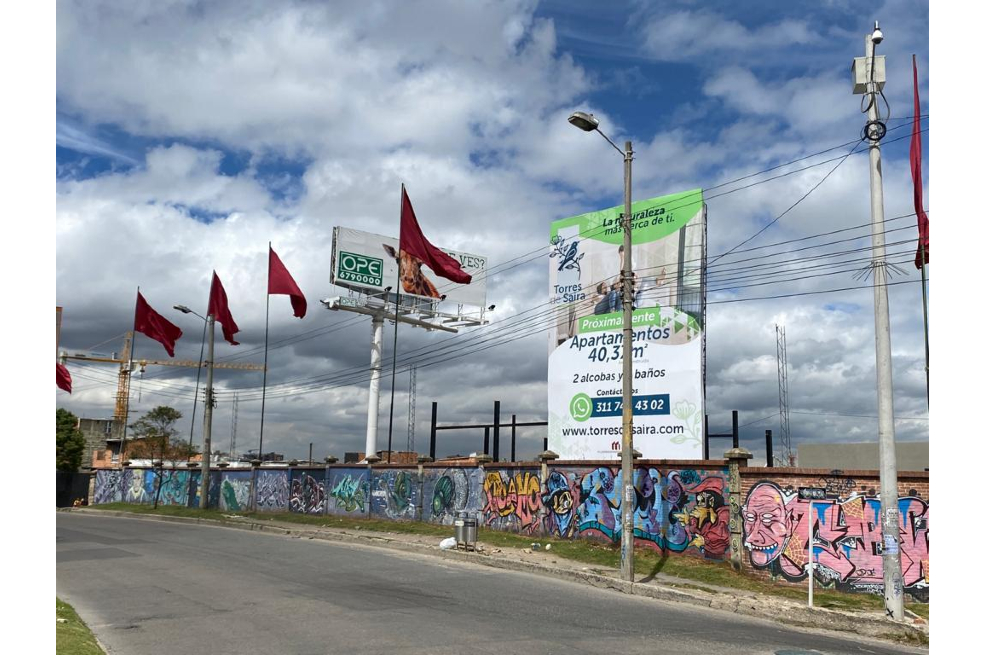 Los graffitis, la galería de los talentos locales