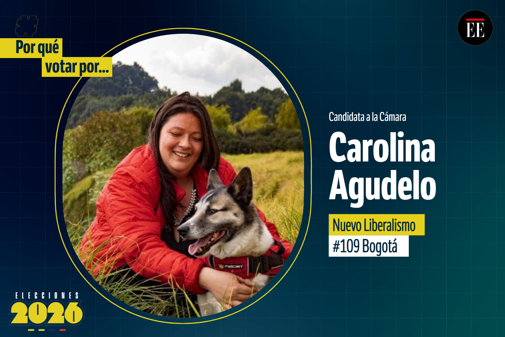“Por qué votar por”: Carolina Agudelo, candidata a la Cámara