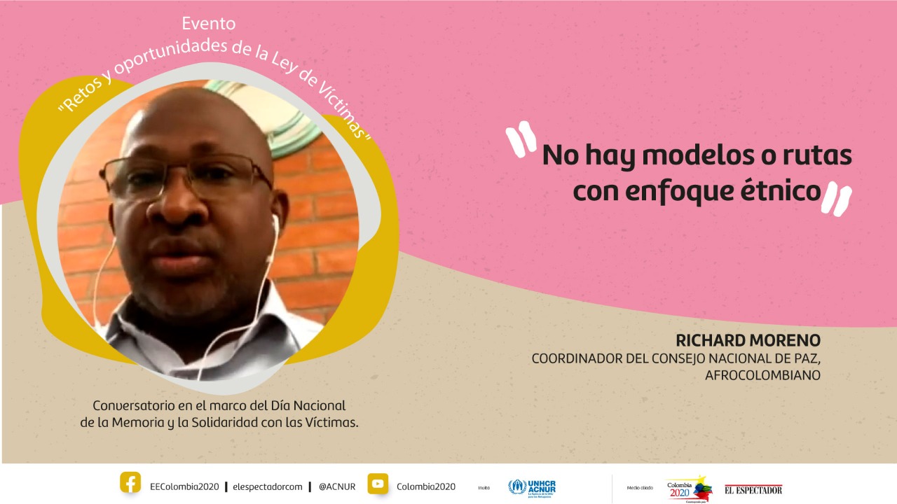 “No existe registro confiable de las violencias contra los pueblos étnicos”: Richard Moreno, líder afro