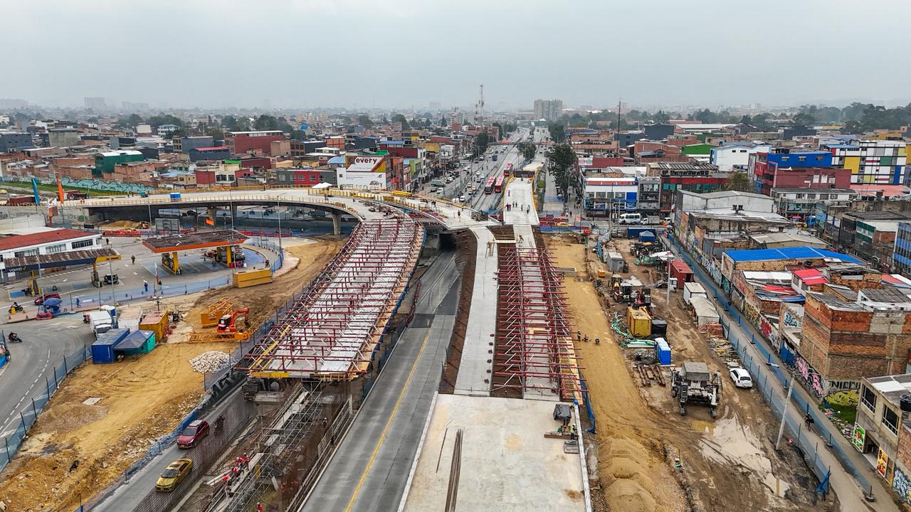 Obras en la av. 68: Alcaldía anuncia la fecha de entrega del puente de Venecia