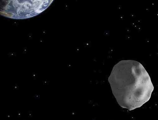 Otro asteroide habría rozado la tierra este lunes