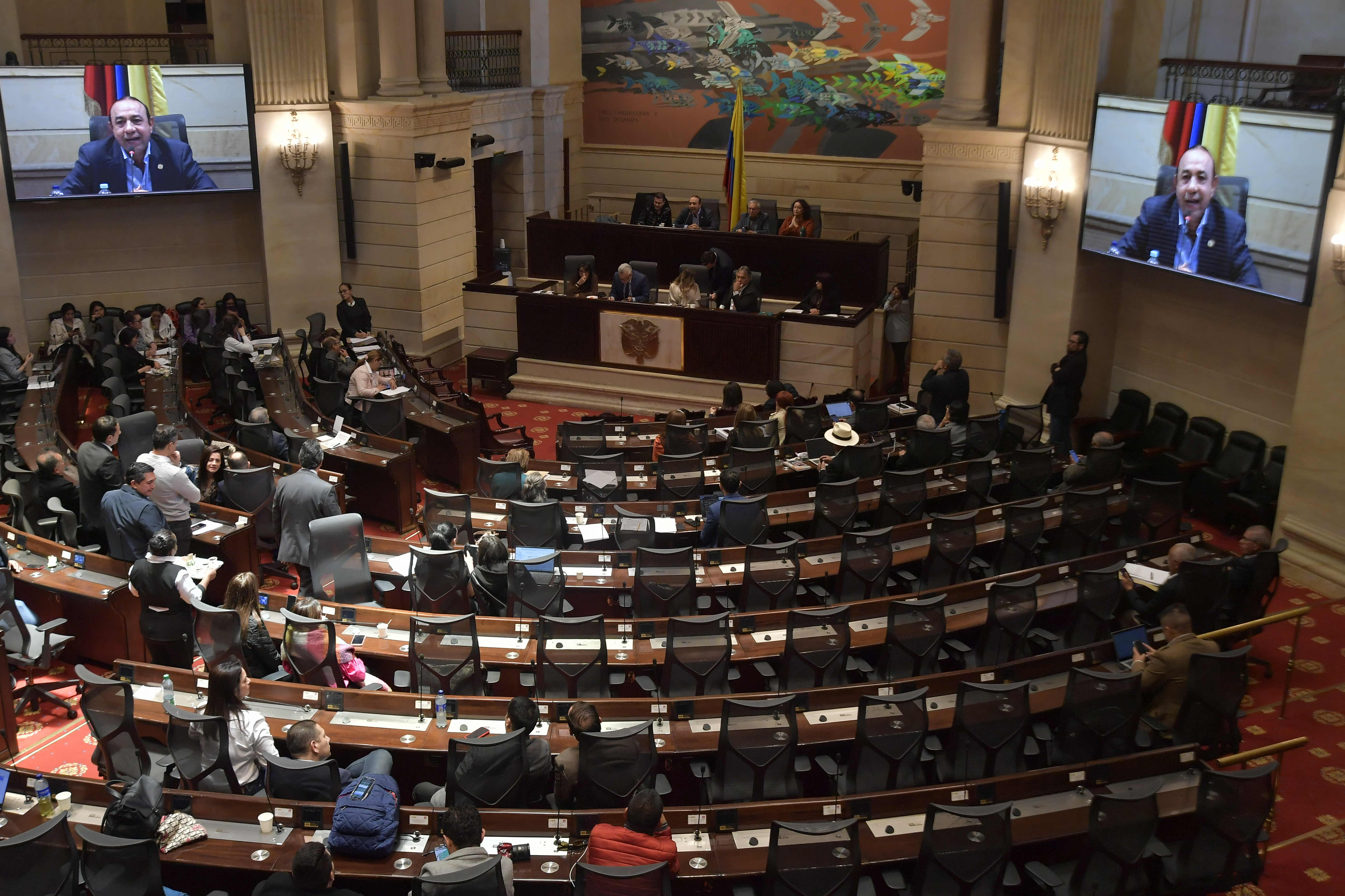 Debate en el congreso de la República para definir el monto del Presupuesto General de la Nación (PGN) para 2025.