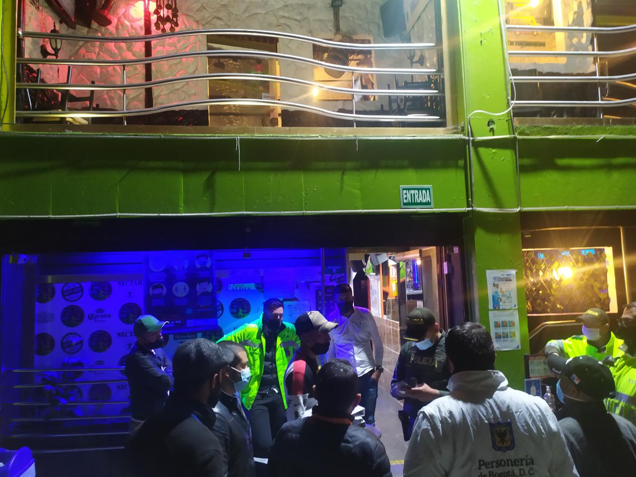 Por fiesta clandestina, Policía de Bogotá cerró temporalmente una discoteca de Chapinero