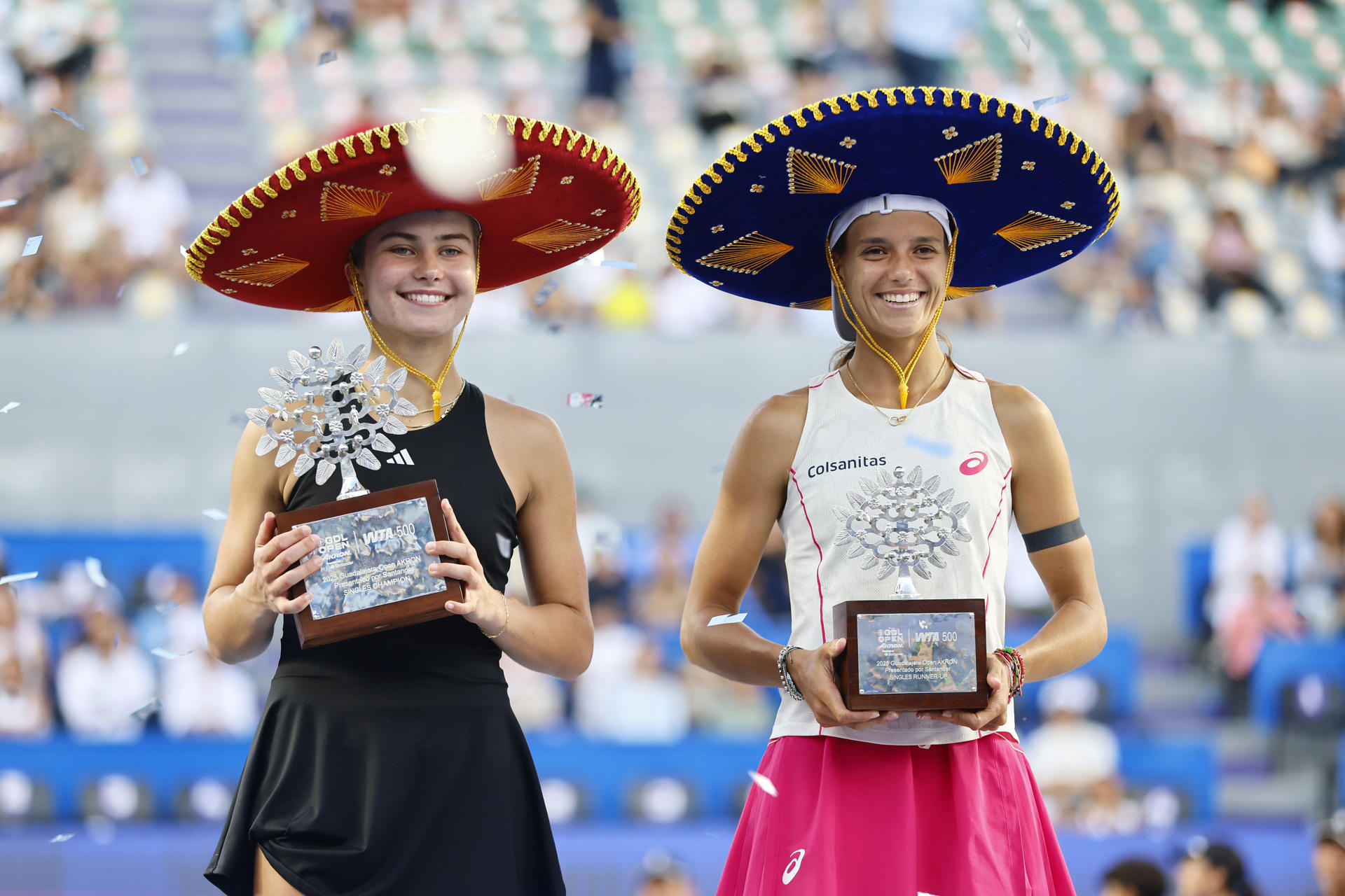 La muestra de coraje de Emiliana Arango en la final del Abierto de Guadalajara