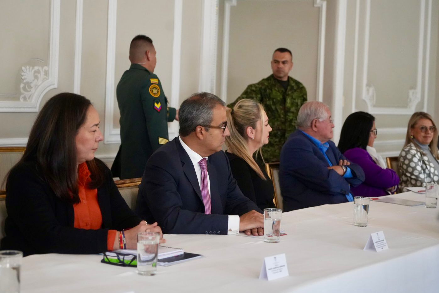 Magistrados del Consejo Nacional Electoral estuvieron presentes en el encuentro.