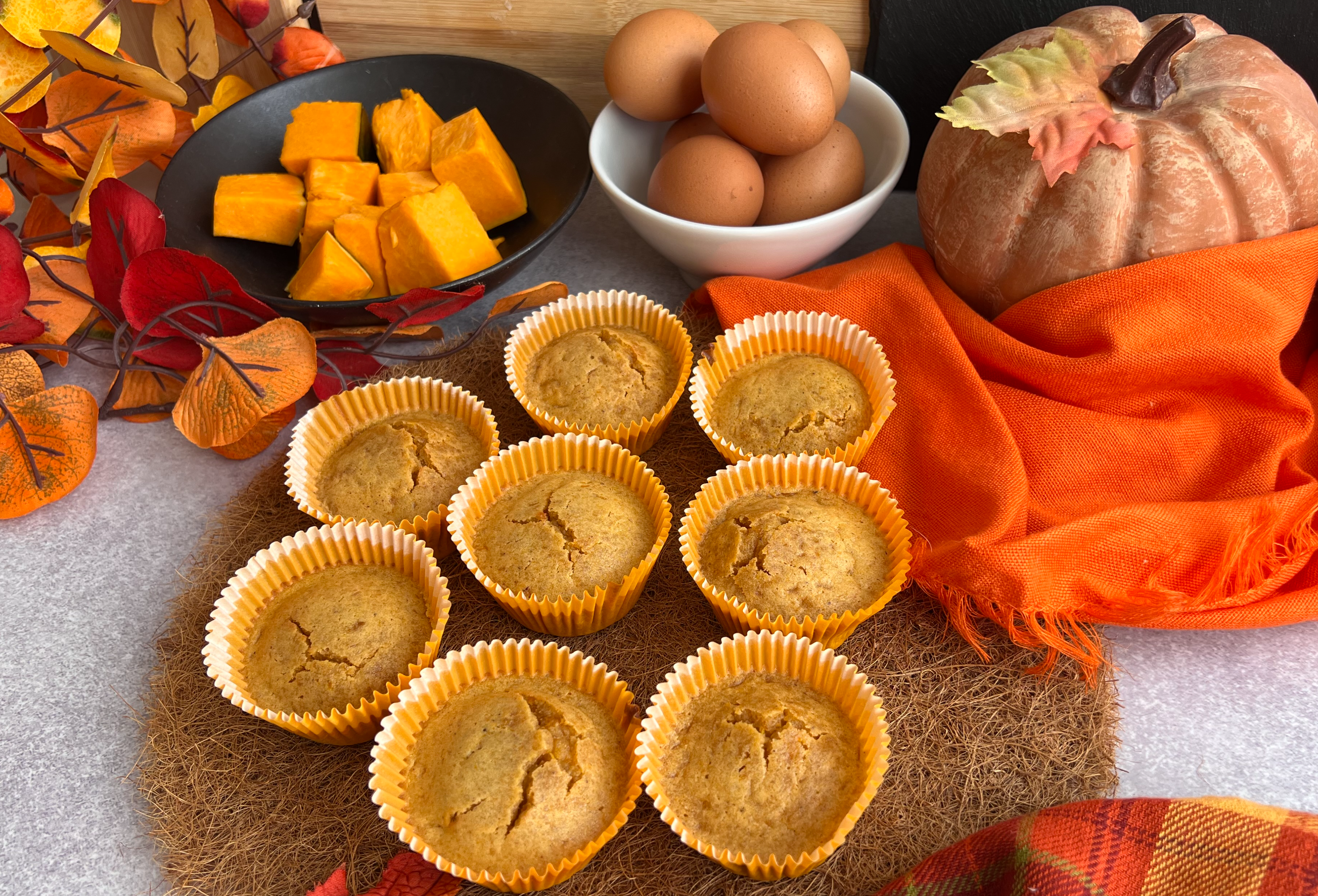 En 45 minutos prepara estos “cupcakes” de calabaza