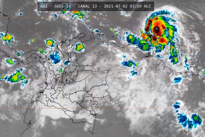 La tormenta tropical Elsa toca tierra en el noroeste de Florida