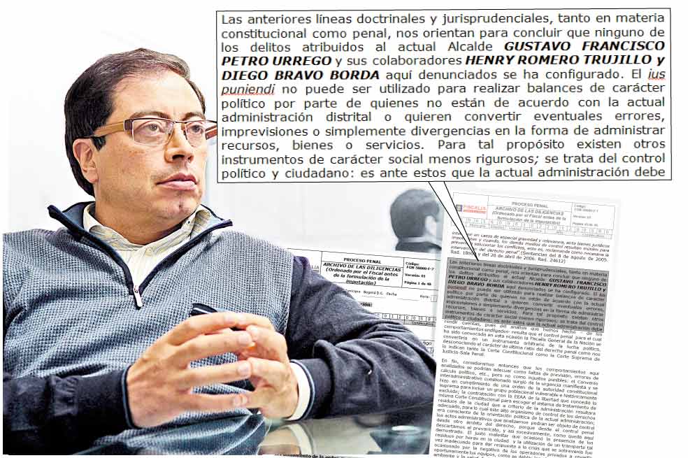 El archivo engavetado del caso Petro