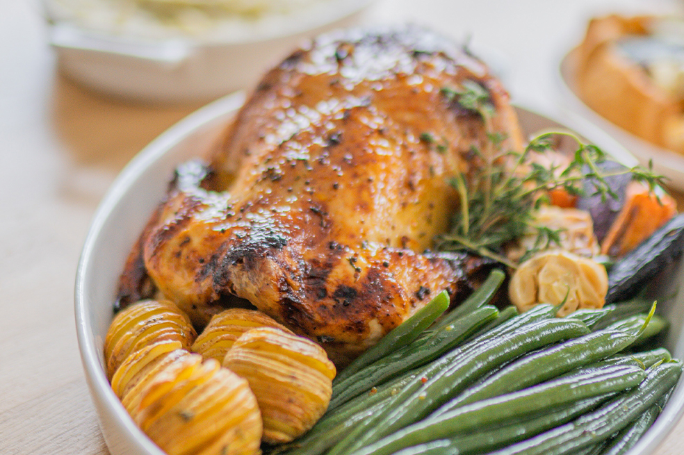 Freidora de aire: receta para hacer un jugoso pollo asado