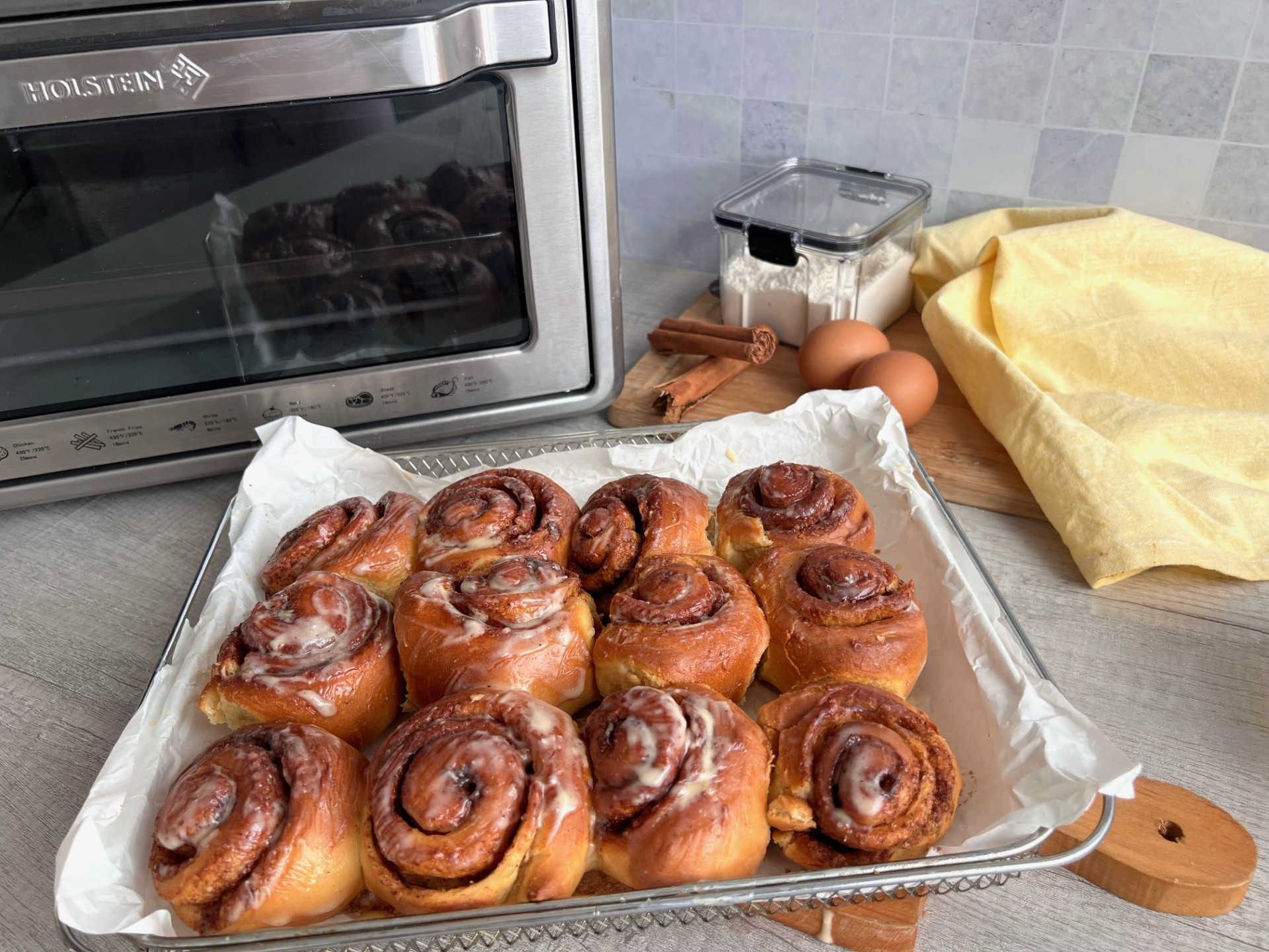 Aquí está la receta para preparar rollos de canela