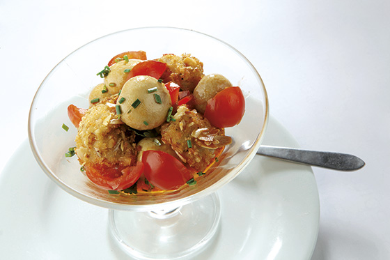 Aprenda a preparar una saludable ensalada de champiñones
