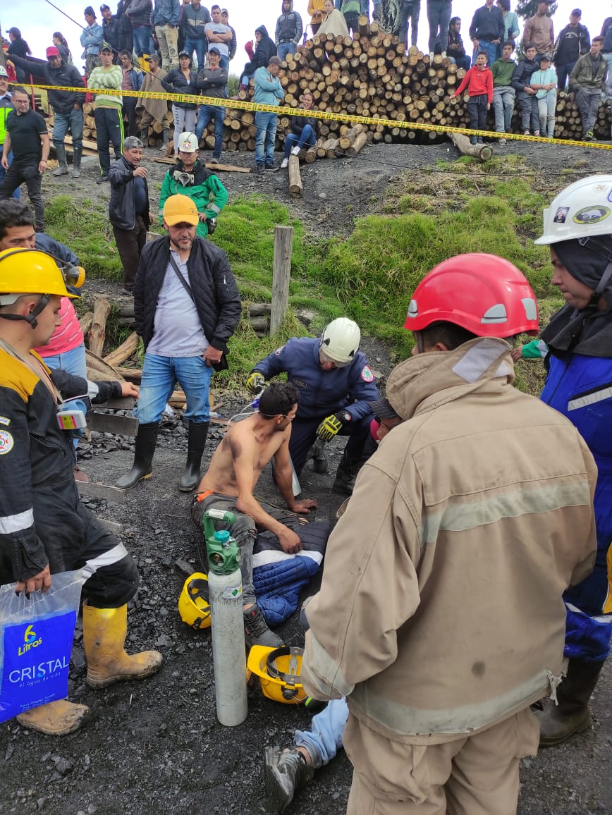 Se registra explosión en mina de Sutatausa: 2 mineros rescatados con vida