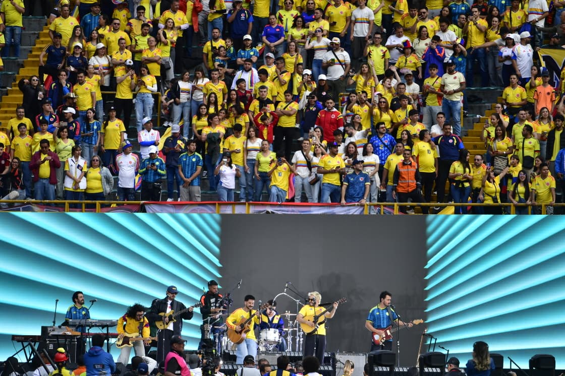Morat, Carlos Vives y Camilo animaron la despedida a la selección Colombia antes del Mundial