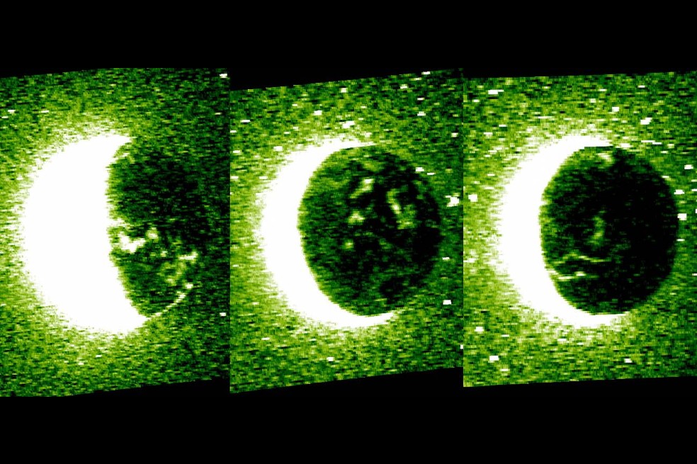 Así se ven las auroras de Marte capturadas por la sonda de Emiratos Árabes