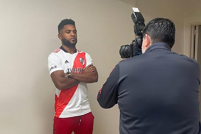 Miguel Ángel Borja y los colombianos en River Plate