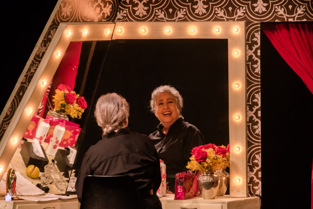 Carmenza Gómez, la actriz que interpreta  a Chavela Vargas en su faceta más adulta.