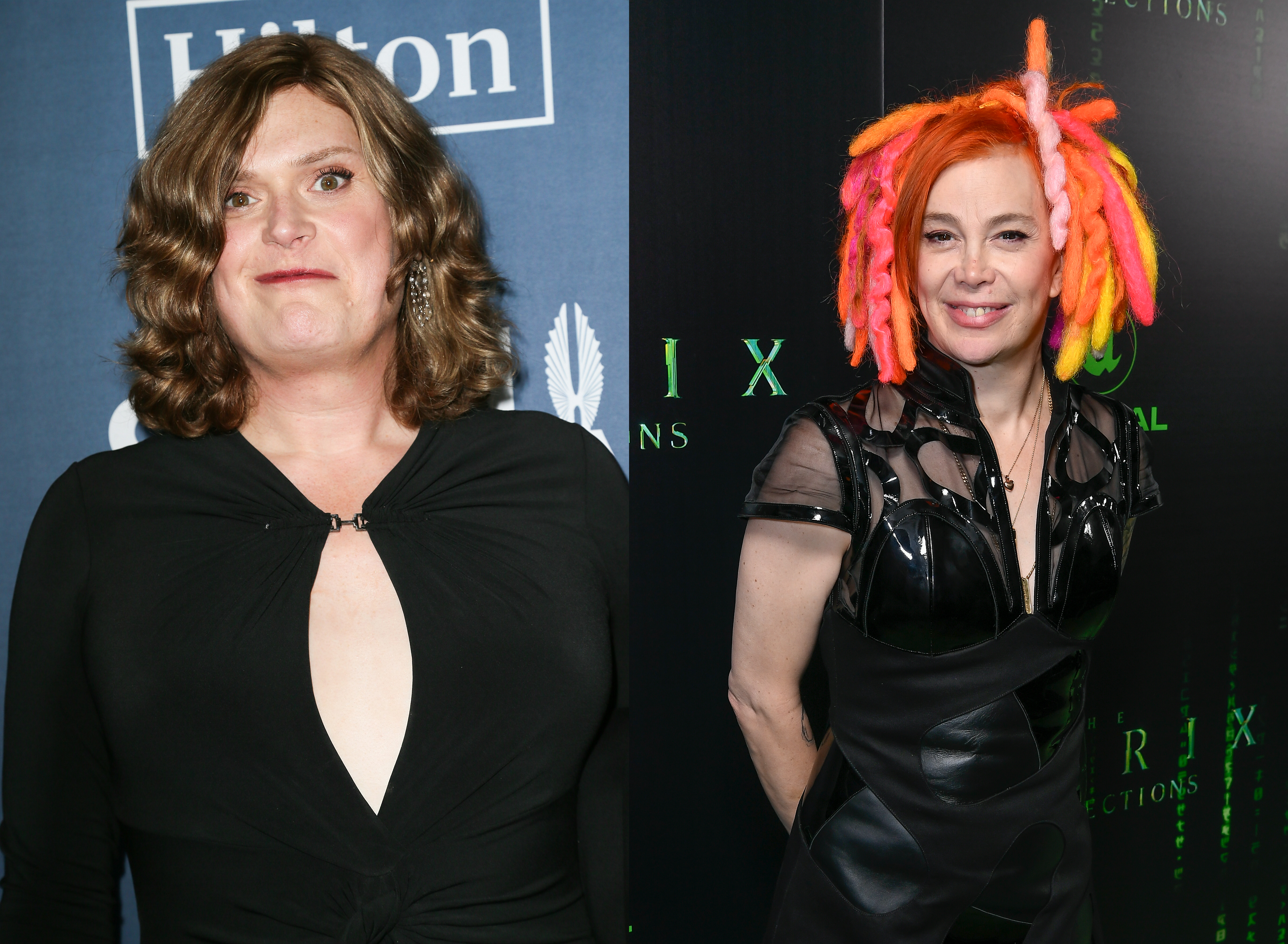 Las hermanas Wachowski, creadoras de la saga “The Matrix”.