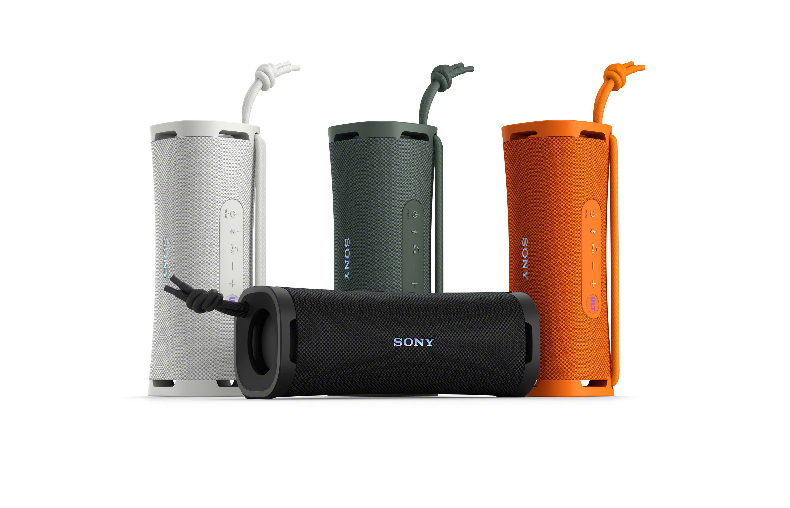 Los cuatro colores en los que se encuentra disponible el parlante Sony ULT Flip 1.