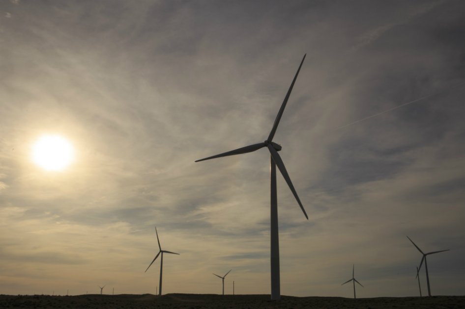 La energía solar y eólica alcanzaron su punto máximo a las 2 p.m. hora local de Alemania el domingo. /Bloomberg.