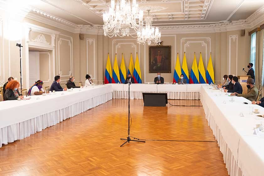 “No existe ideología que justifique un asesinato”: Duque ante Consejo Nacional de Paz