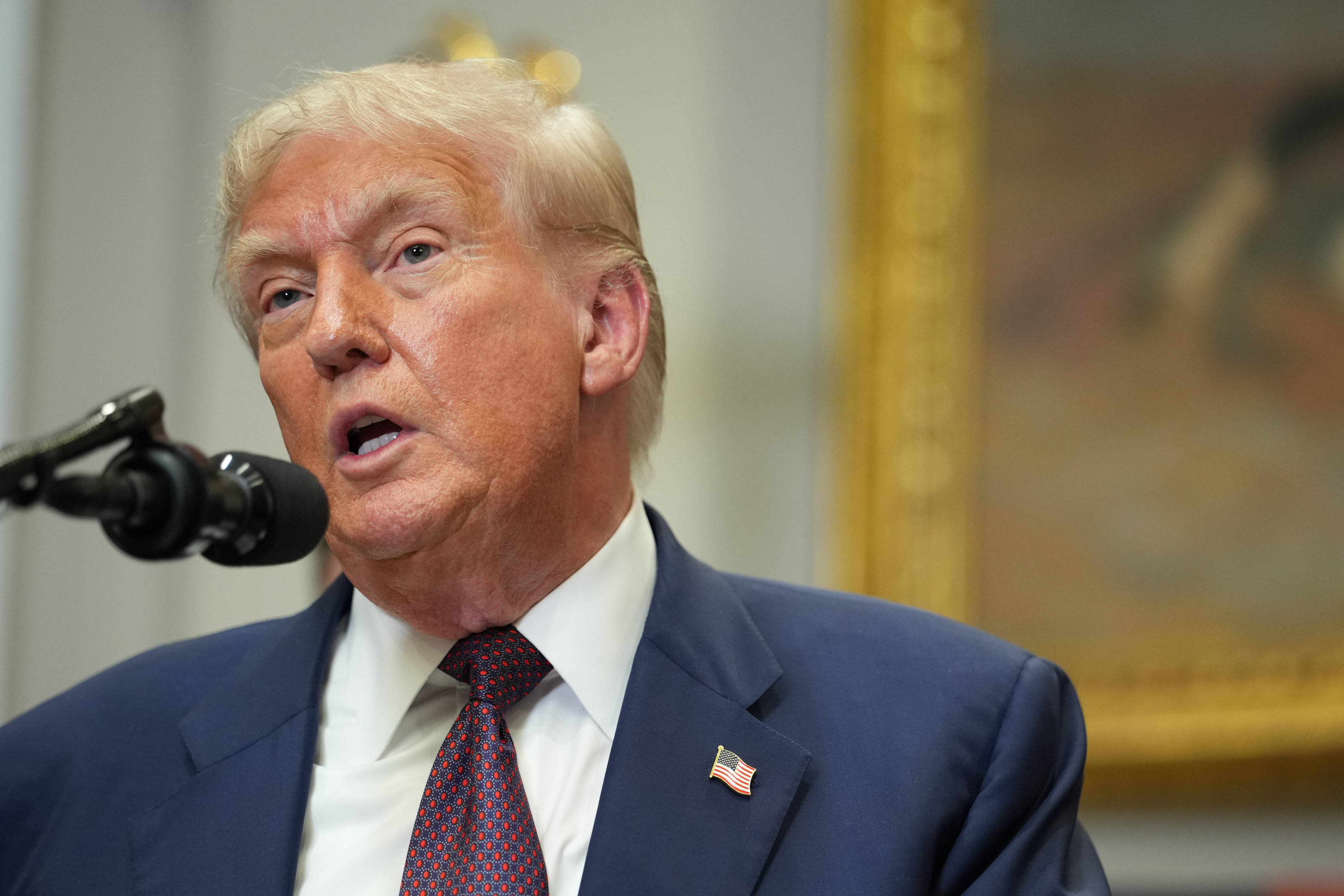 Donald Trump. Photographer: Eric Lee/Bloomberg