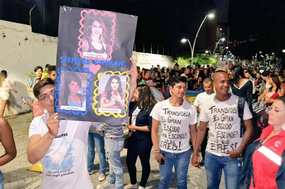 Marcha por la vida en Cali: comunidad LGBTI exige justicia por crímenes contra mujeres trans